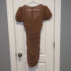 Brown dress